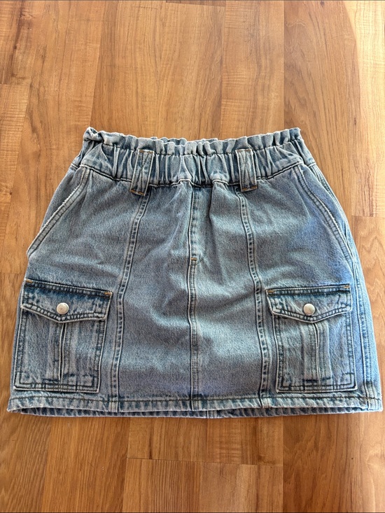 Blank NYC Dresses & Skirts - Light Blue Denim Cargo Mini Skirt